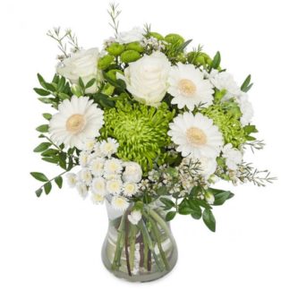Vit blomsterdröm