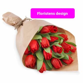 Tulpanbukett floristens design